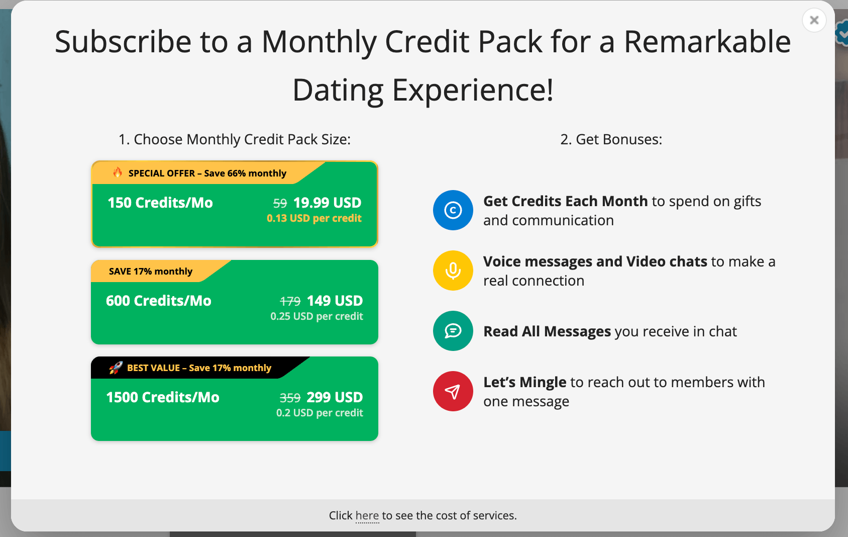 AmoLatina retention discount offer