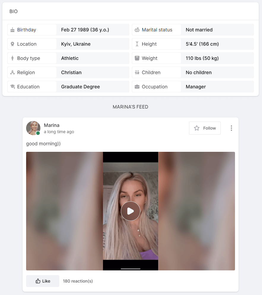 Profiles on Amourlee