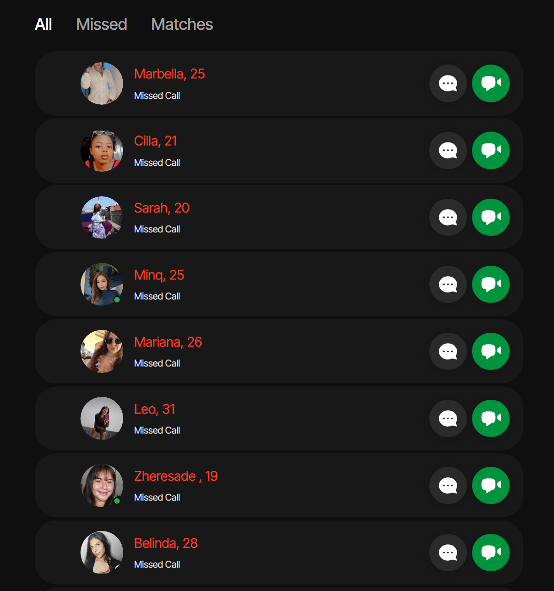 CallMeChat Search
