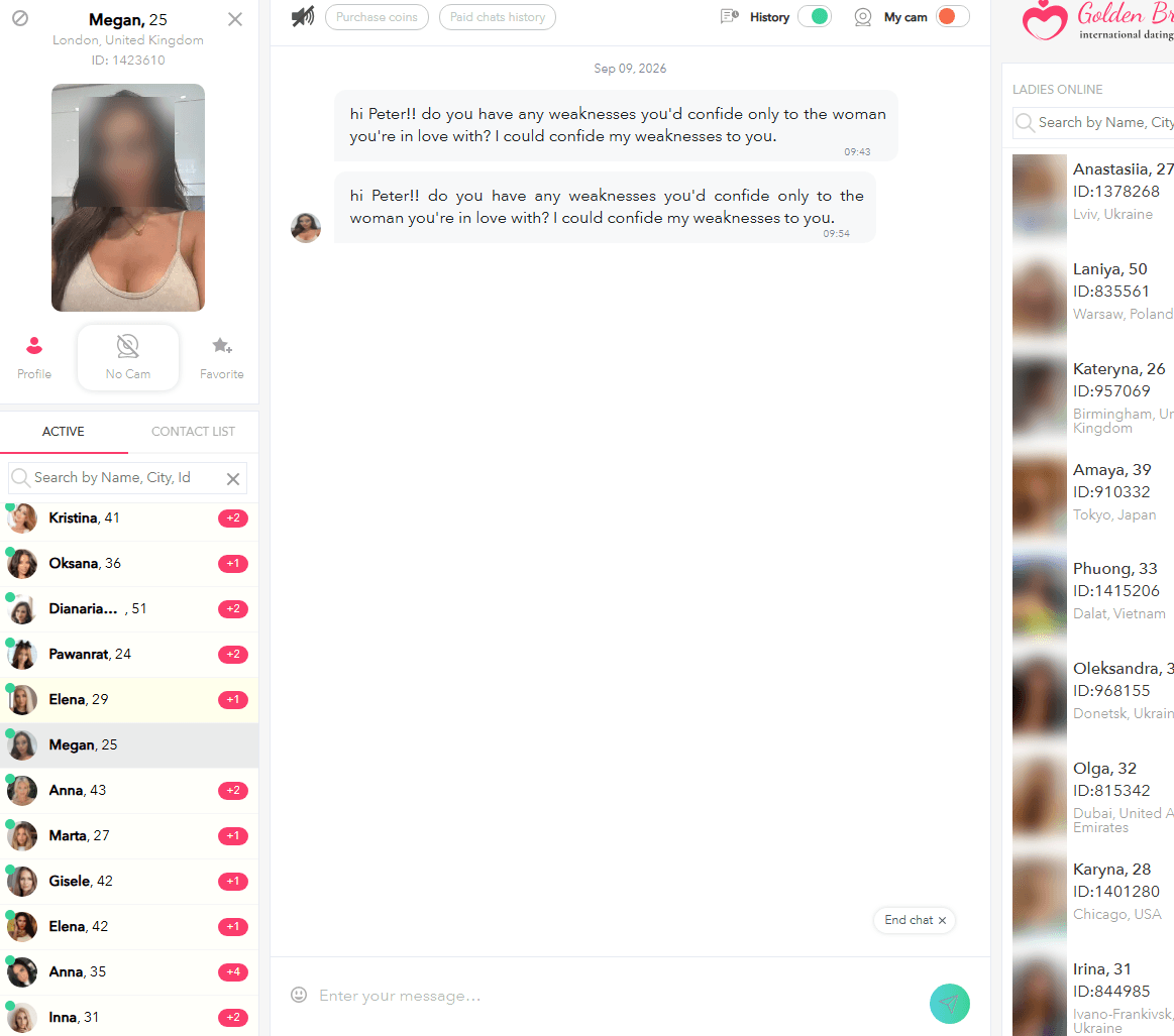 GoldenBride inbox