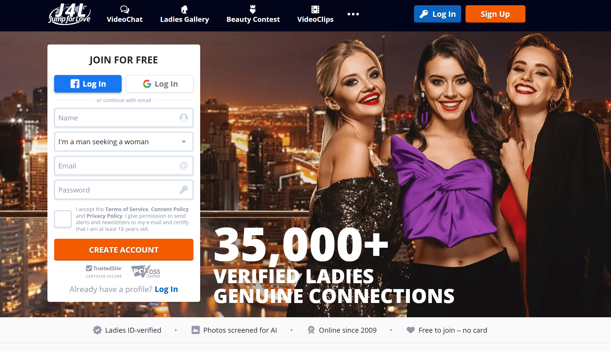 J4L homepage