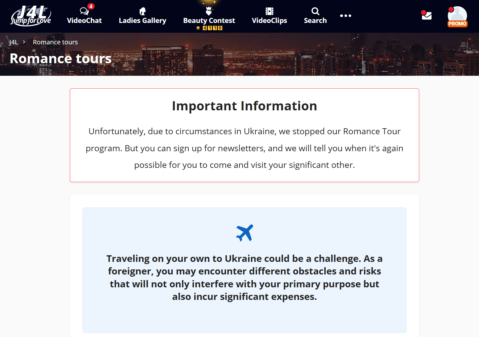 J4L romance tours to Ukraine