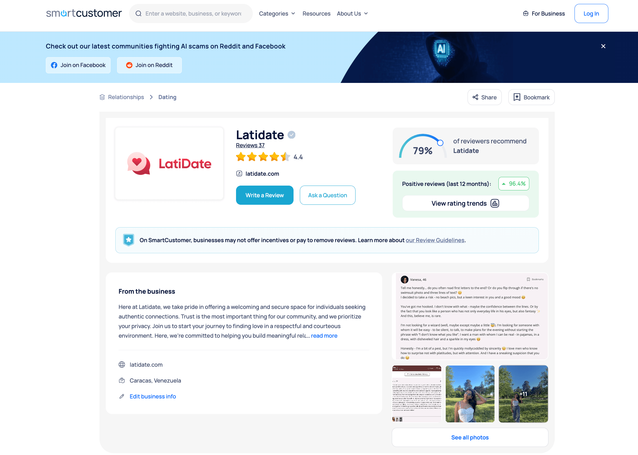 LatiDate SmartCustomer reviews