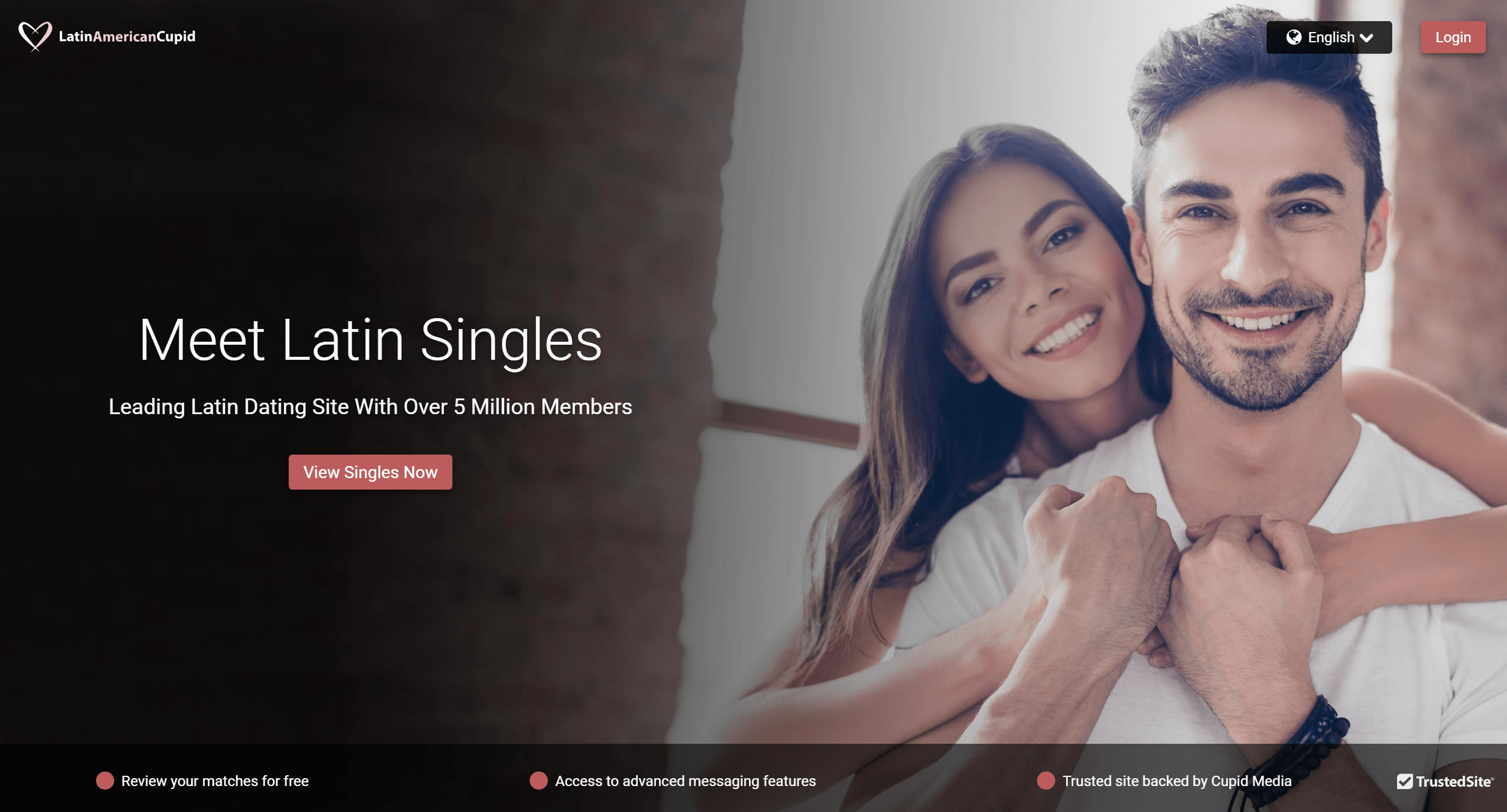 LatinAmericanCupid homepage
