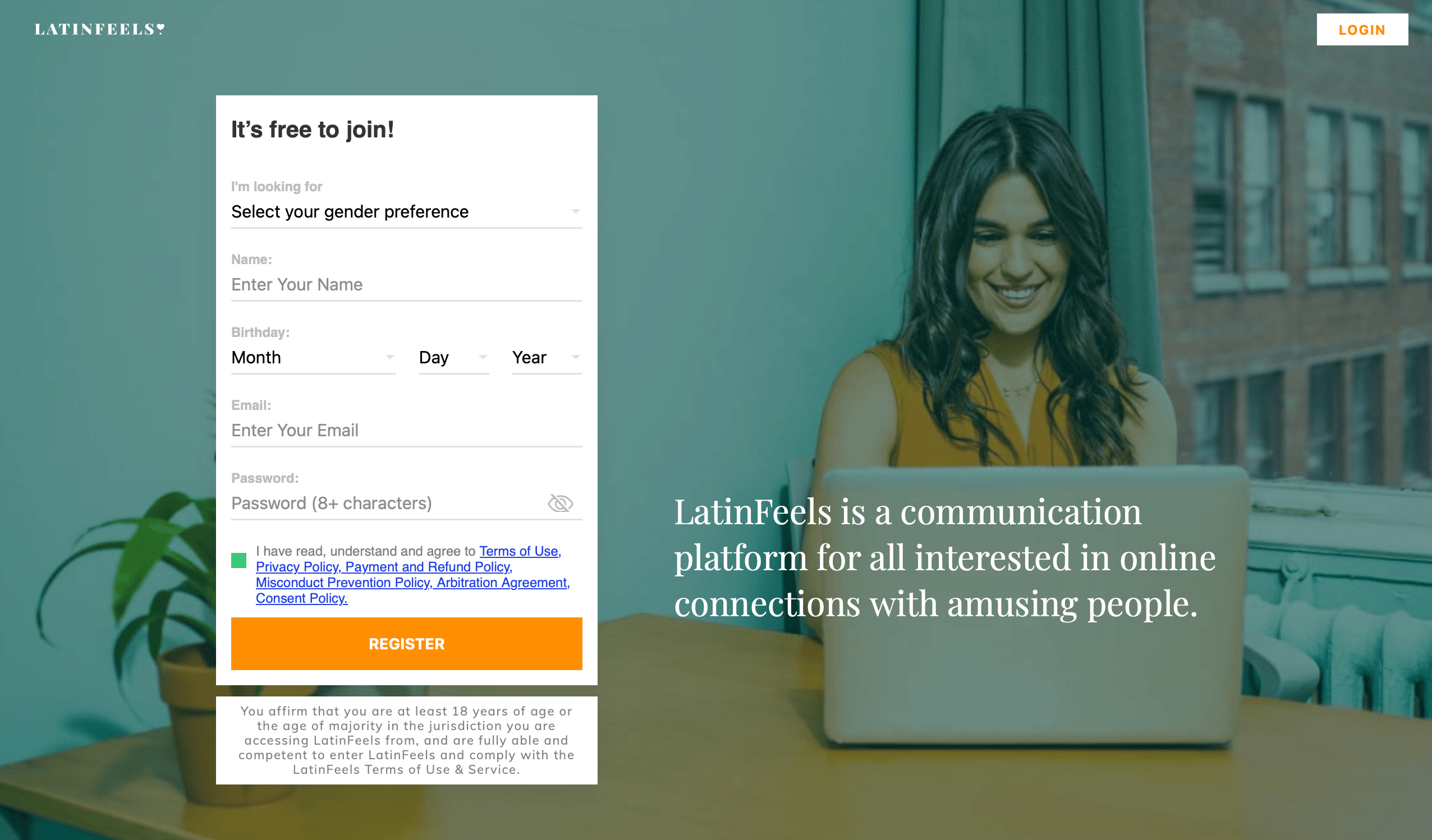 LatinFeels Main Page