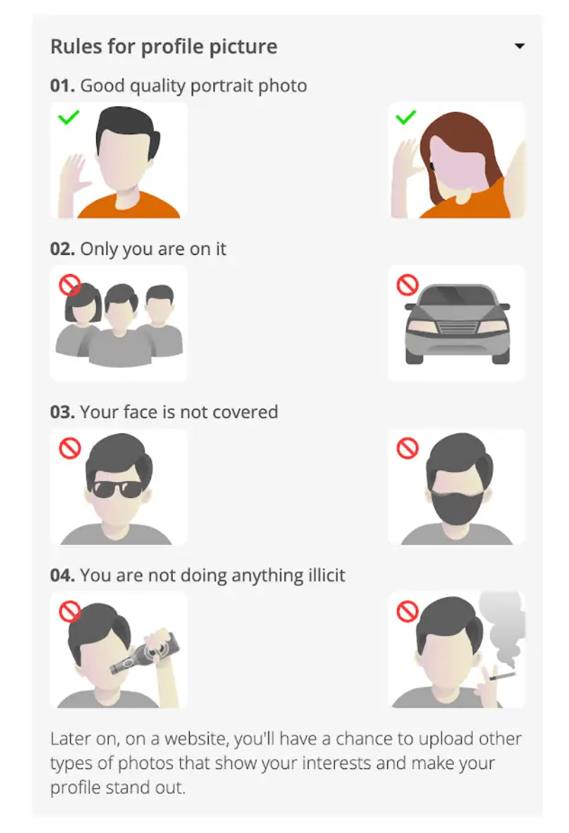 LatinFeels Profile Picture Rules