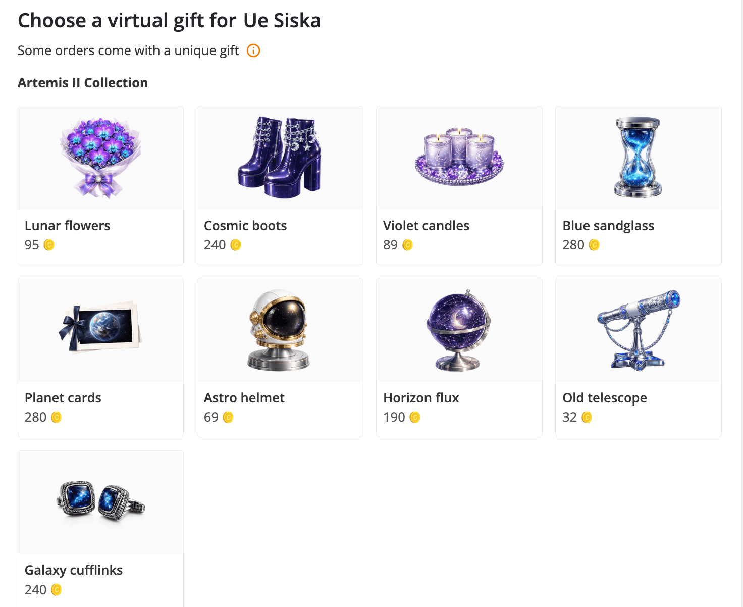 LatinFeels Virtual Gifts