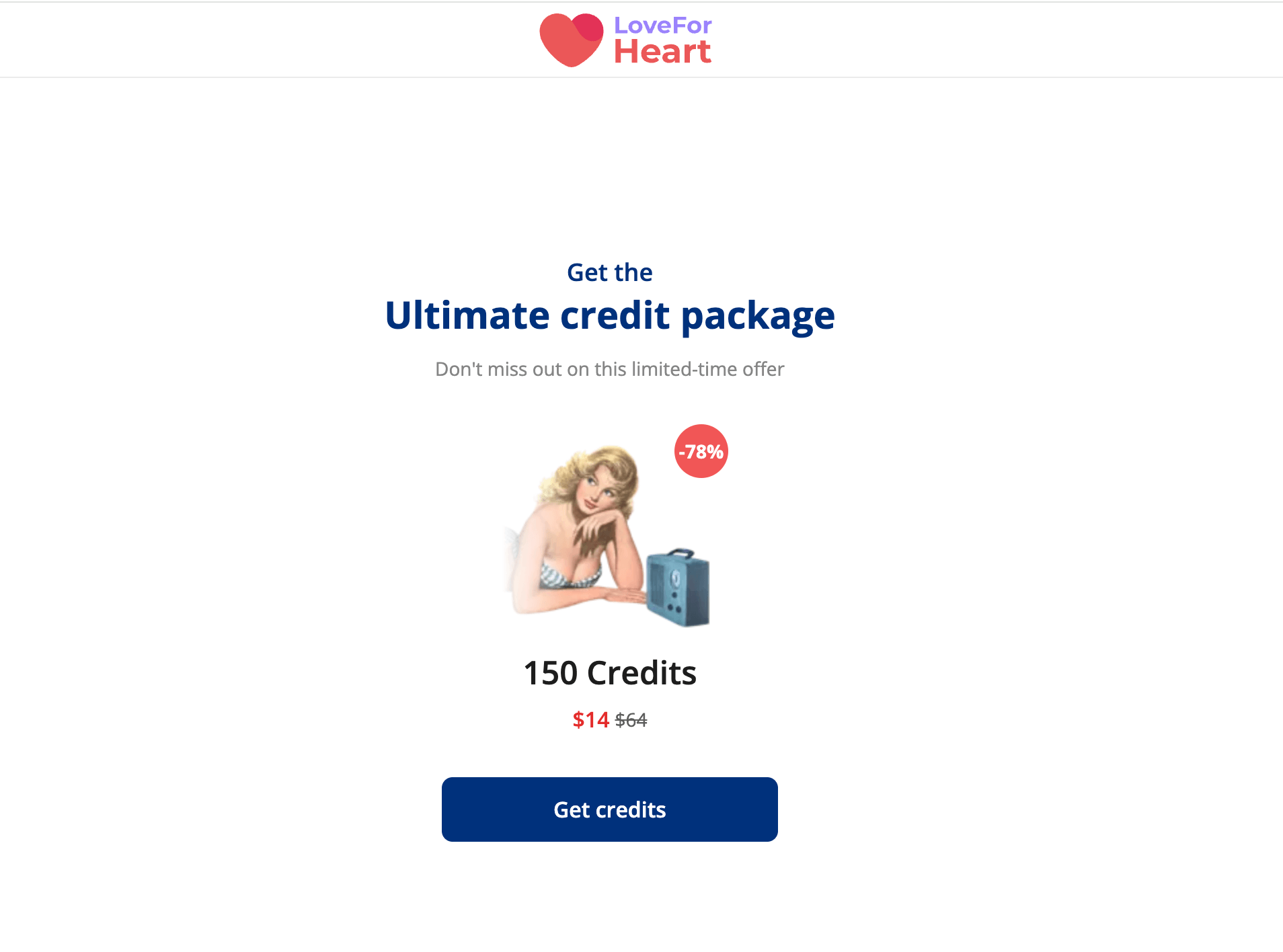 LoveForHeart Credits Cost