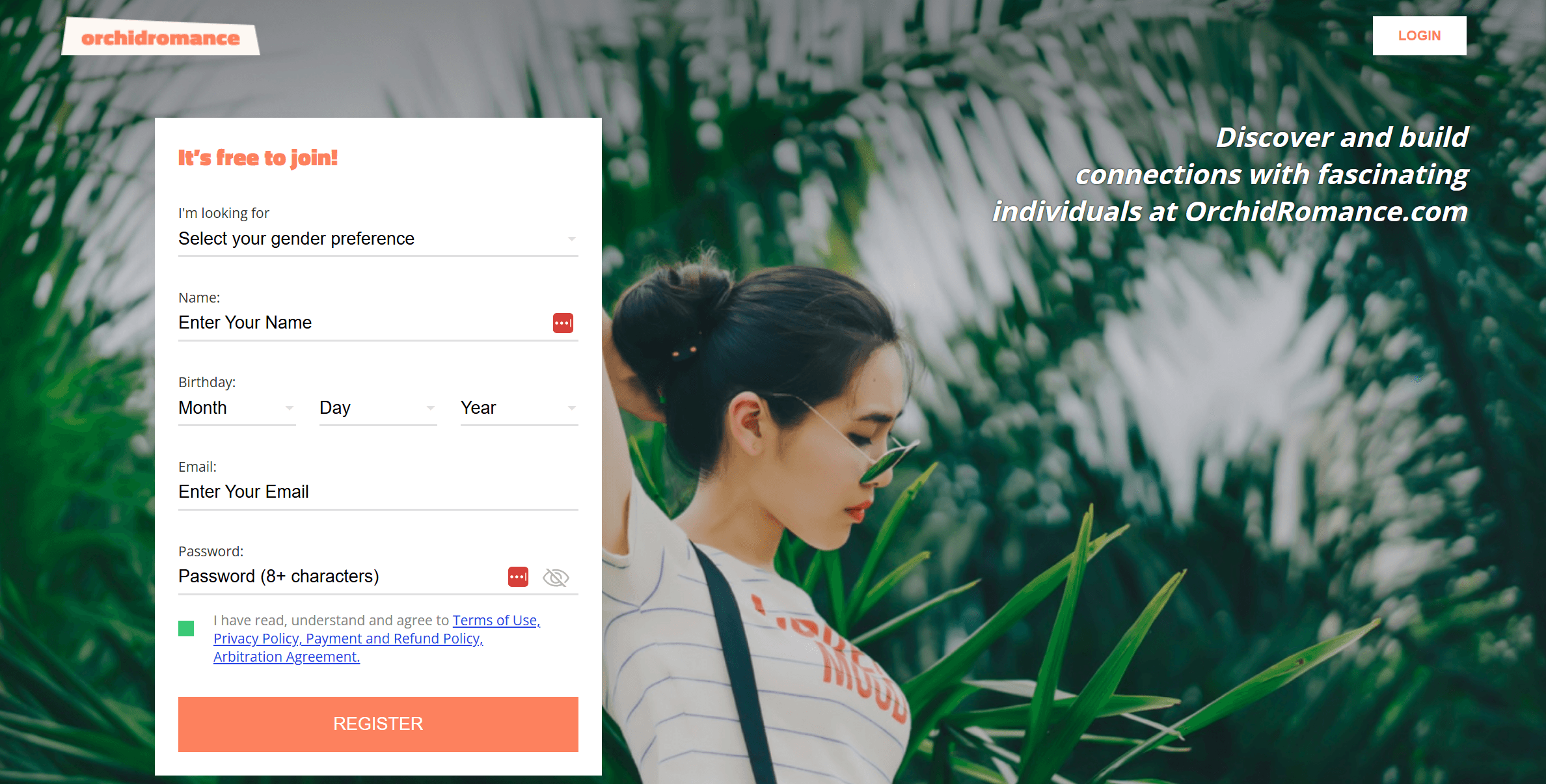 OrchidRomance homepage