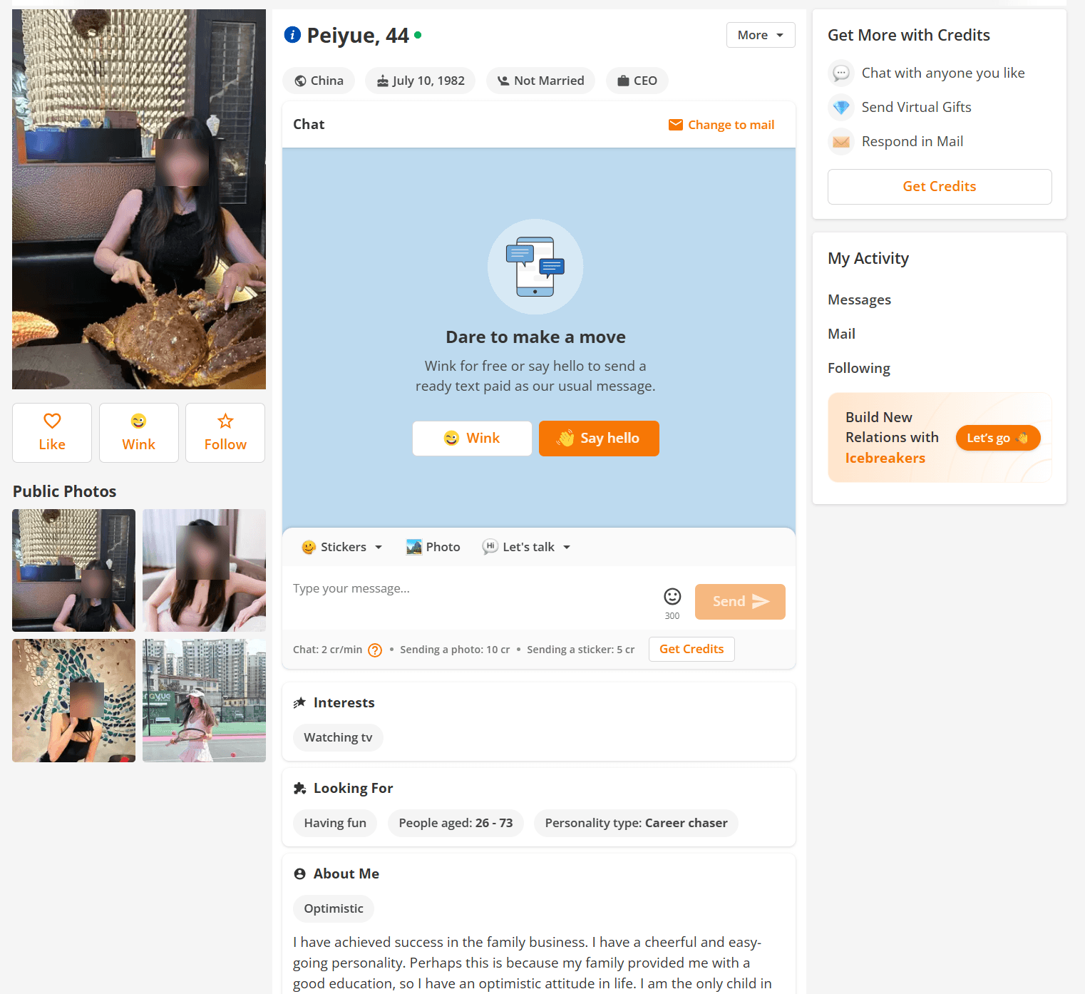 OrchidRomance member profile