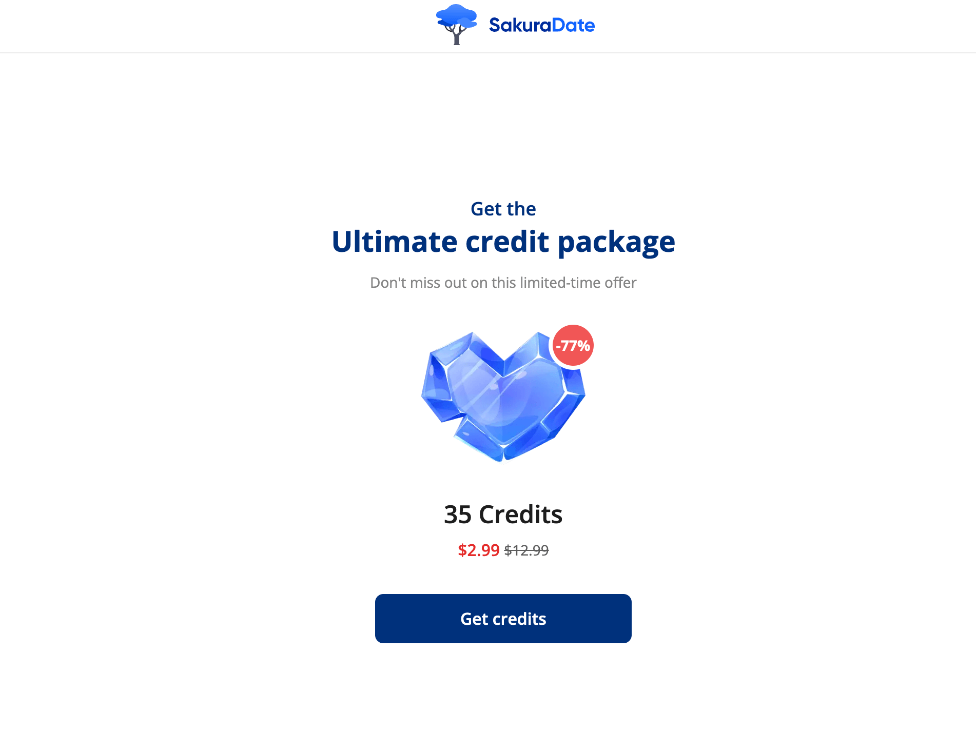 SakuraDate Credit Package